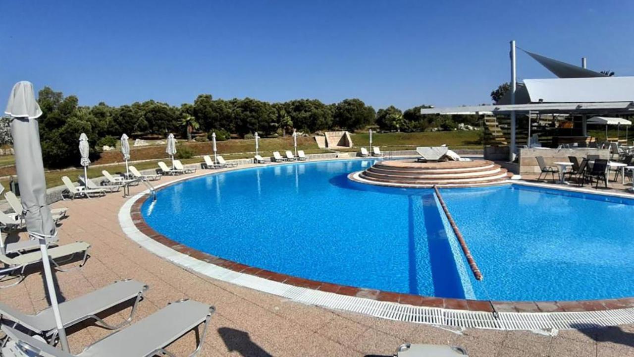 Olia Sea View Shared Pool Villa, Néa Fókaia Exterior foto